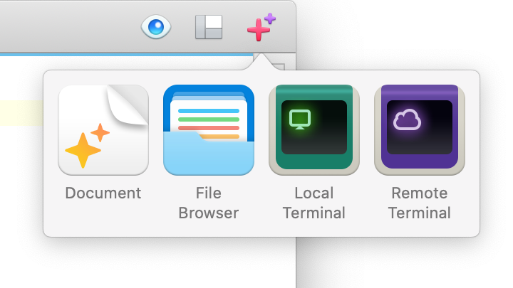 new tab menu new tab menu