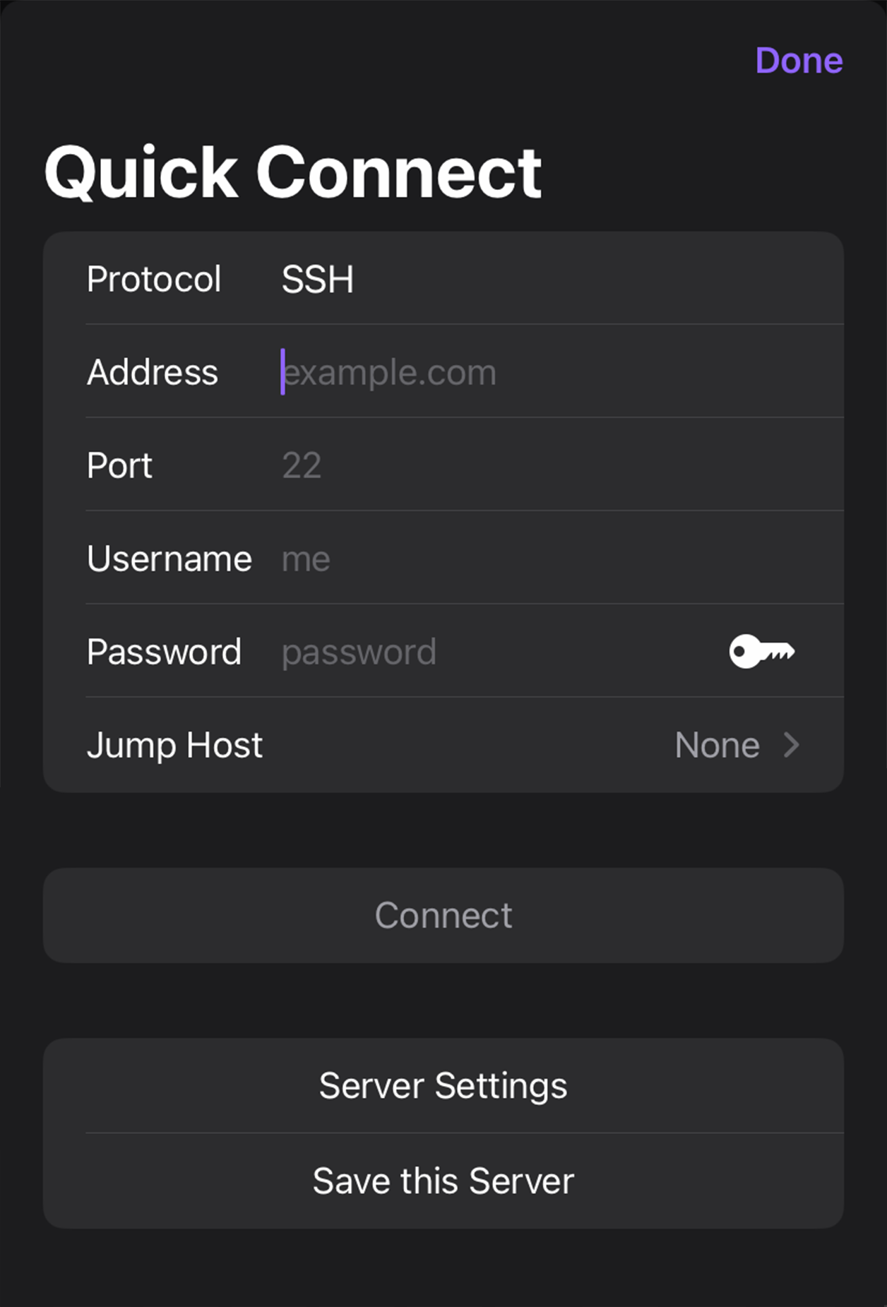 Prompt's Settings view.